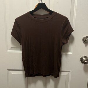 Madewell Brown Cotton Top